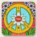 Recherche de peace dessous de verres Boho