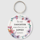 Search for daughter round keychains Floral
