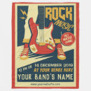 Search for rock band blankets Retro