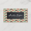 Search for hipster business cards Moustache