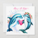 Recherche de dauphins vœux cartes Couple