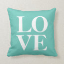 Search for teal pillows Typography