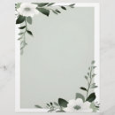 Search for sage green stationery paper Flowers