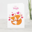Search for fox valentines day cards Valentine's