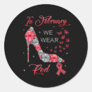 Search for stroke red ribbon stickers Congenital heart defect