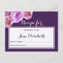 Recherche de fleur violette cartes postales Bride