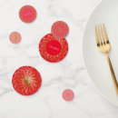 Search for red and gold confetti Chic