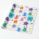 Search for monsters wrapping paper Monster party