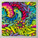 Recherche de motif abstrait coloré posters Tourbillon
