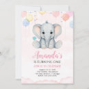 Search for baby elephant birthday invitations Modern