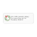 Search for wreaths return address labels Family