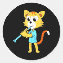 Search for cat playing stickers Musician