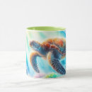 Search for sea turtles mugs Colourful