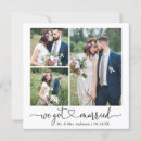Search for elope square invitations Just married
