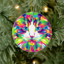 Search for feline ornaments Colourful