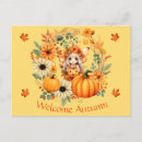 Search for cute pumpkin postcards Autumn
