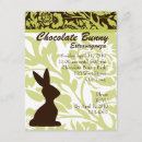 Search for easter chocolate invitations Bunny