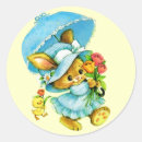 Search for vintage bunny stickers Happy easter