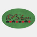 Recherche de poker stickers autocollants Clubs