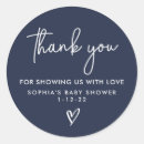 Search for navy blue baby shower stickers Simple