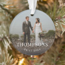Search for 1st together ornaments Married and merry