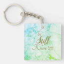 Search for still keychains Bible verse