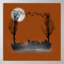 Recherche de halloween graveyard posters Cimetière