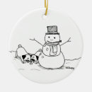 Search for snowmen ornaments Dog