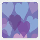 Search for love romantic stickers Blue