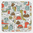 Search for cartoon monsters stickers Kids