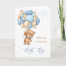 Recherche de welcome baby vœux cartes Blue
