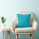 Search for azure blue pillows Solid colour