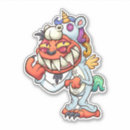 Search for zombie cartoon stickers Kawaii