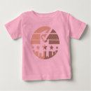 Recherche de rayures bébé tshirts Rétro