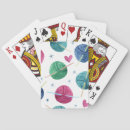 Search for knitted pattern playing cards Snowflakes
