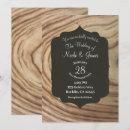 Search for wood grain wedding invitations Modern
