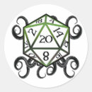Recherche de d20 autocollants Dragons