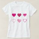 Search for valentine womens tshirts Hearts
