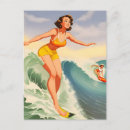 Search for surfer girl postcards Hawaii