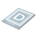 Recherche de personel blocsnotes Monogramme