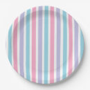 Search for blue paper plates Striped