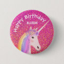 Search for unicorn birthday buttons Kids