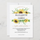 Search for rustic sunflower wedding invitations Summer