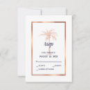 Search for navy and rose gold rsvp cards Minimal
