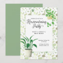 Search for houseplants invitations Housewarming party