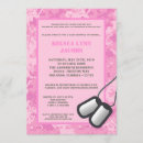 Search for pink camo baby shower invitations Trendy