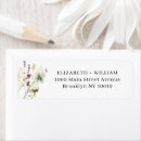 Search for fall floral return address labels Wildflowers