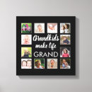 Search for grandparent quotes canvas prints Grandkids make life grand