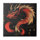 Search for chinese dragon tiles Red