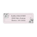 Search for hand drawn return address labels Floral